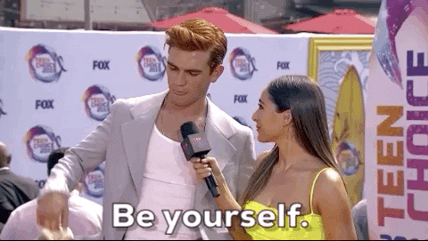 be yourself.gif